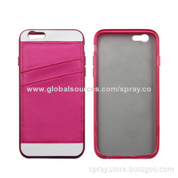 ID/IC Credit Card Holder Soft TPU Cover Case for New iPhone, Easy to Install and Remove